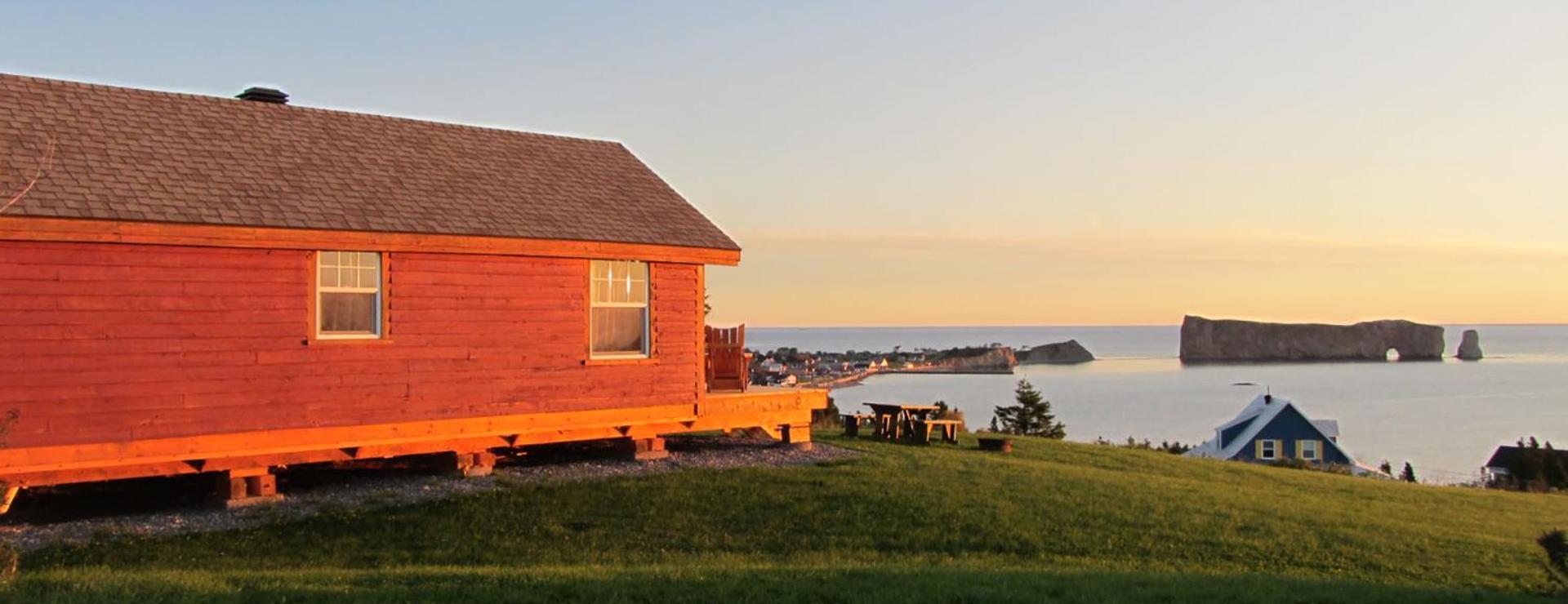 Chalets Nature Océan Percé Exterior foto